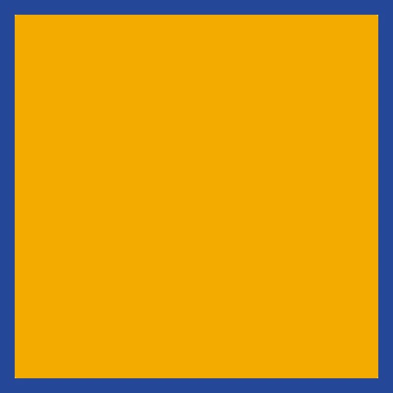 Minimal Orange Square Design