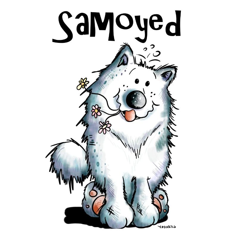 Funny Samoyed