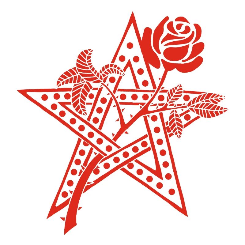 Die rote Rose und der Stern