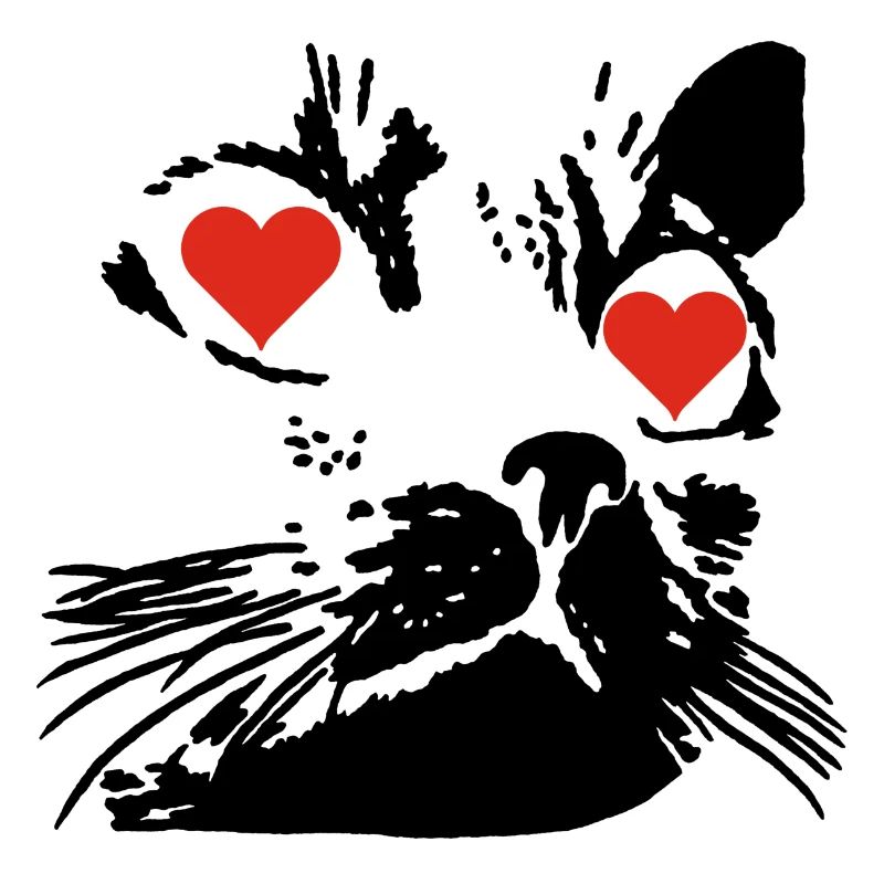 Die Liebe einer schwarzen Katze