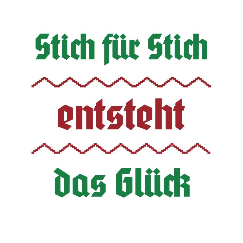 Stitch by stitch, happiness arises