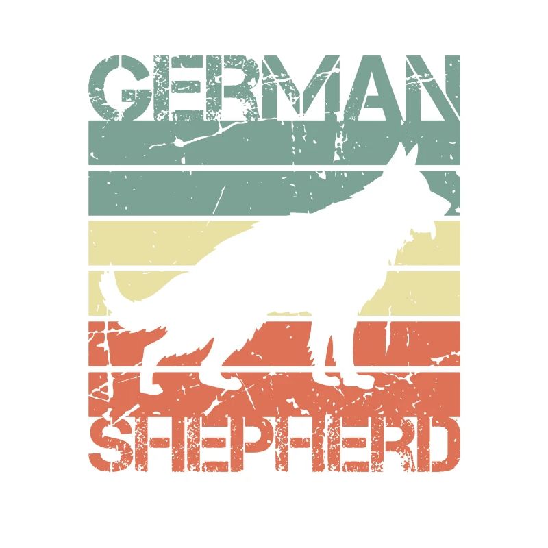 Retro Deutscher Schäferhund
