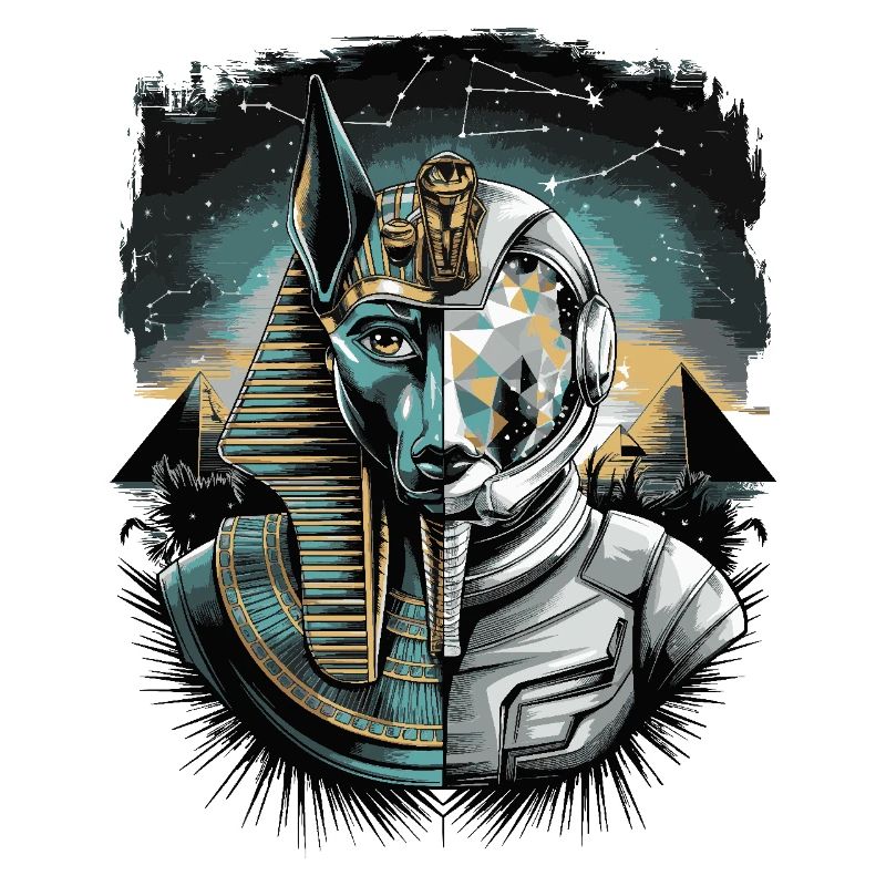 Ancient Astronaut Anubis Futuristic Space Deity