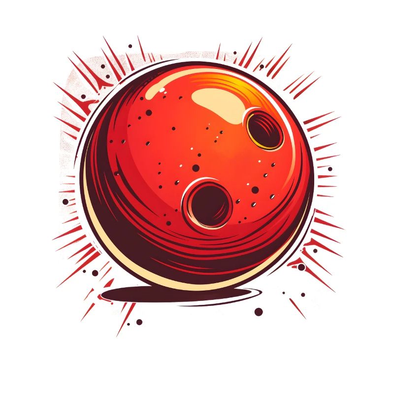 Bowlingkugel Comic Look