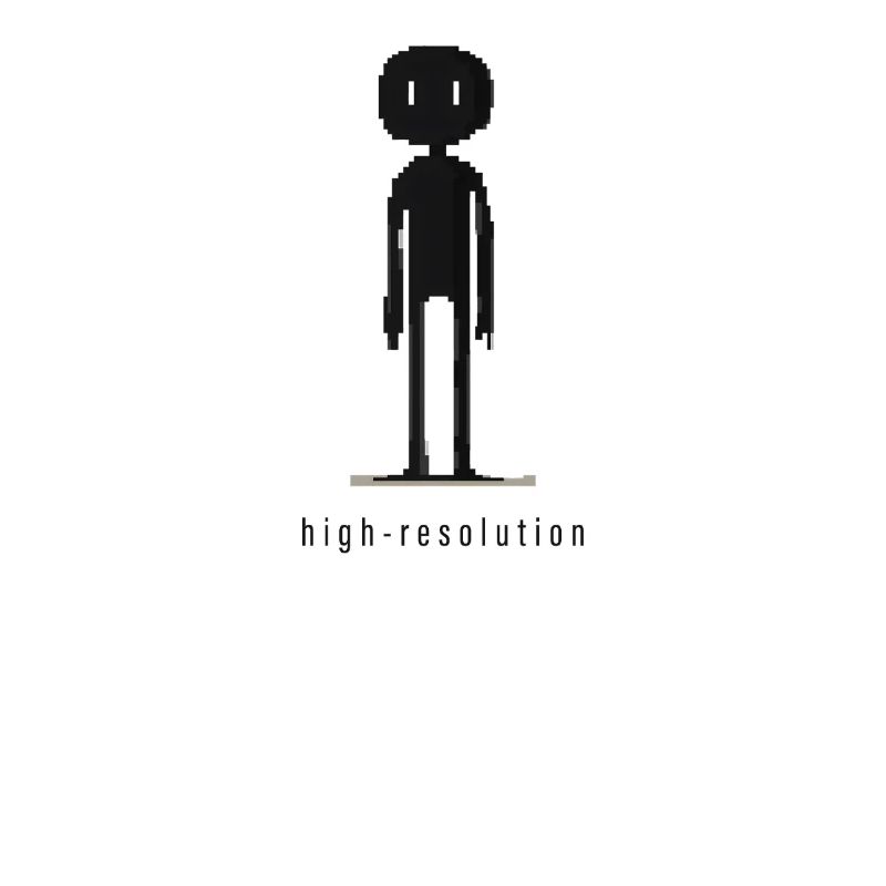 Pixel Art High Resolution Irony Funny Design