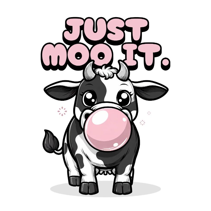 Just Moo It - Drôle de vache avec chewing-gum