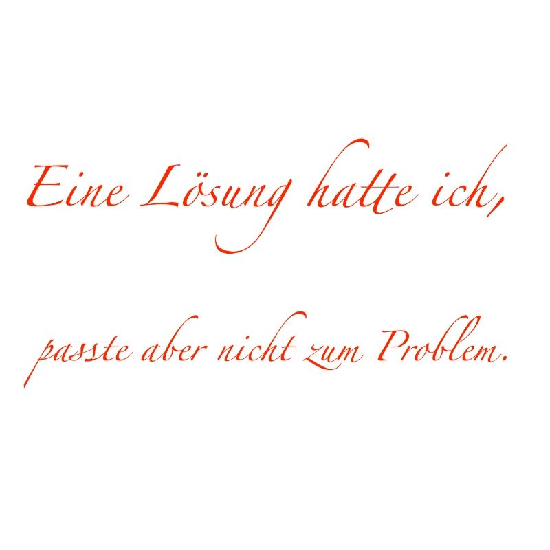 J’avais une solution