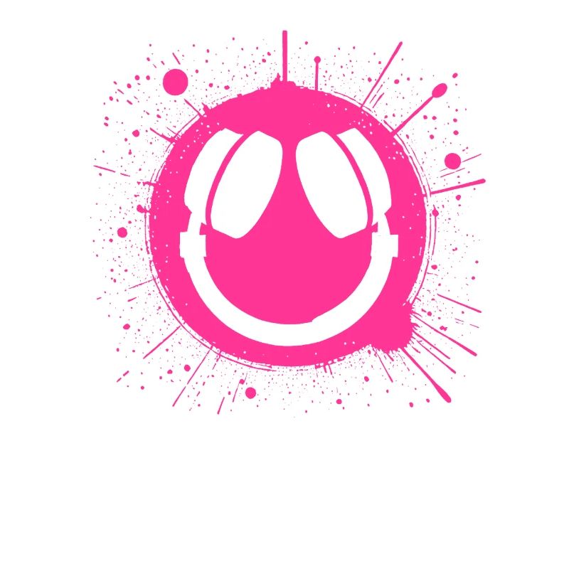 Lebendiges Happy Face Graffiti Design