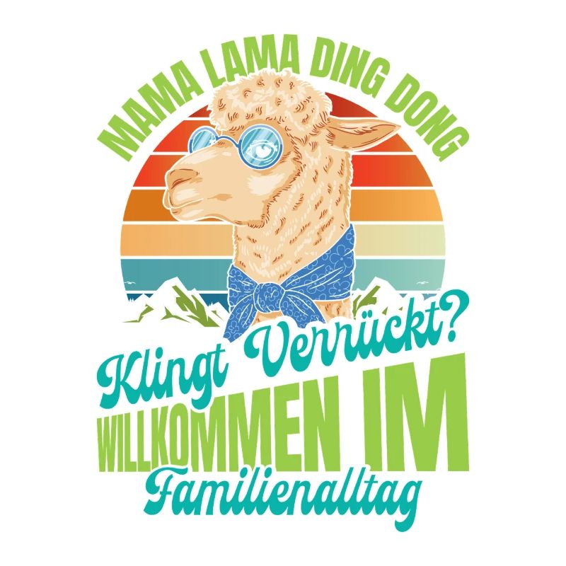 Werdende Mutter MAMA LAMA DING DONG Lustiges