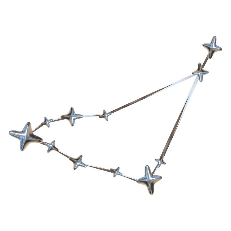 Rangée d’étoiles Conception de constellation