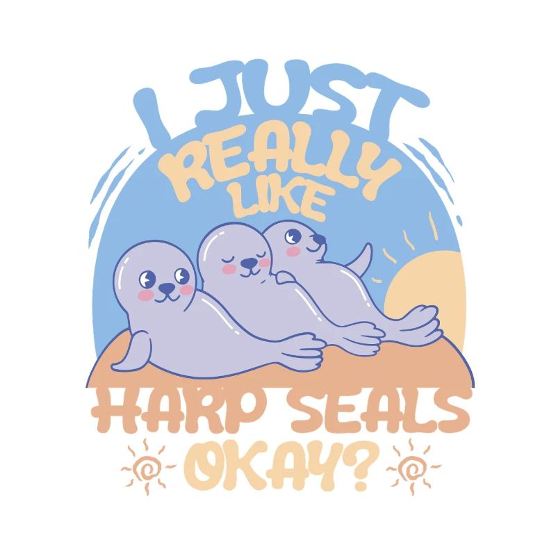 Sattelrobbe Robben Really Like Harp Seals
