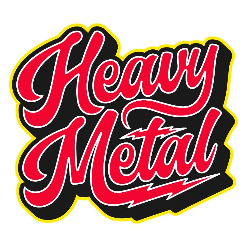Heavy Metal Bold 3D Script
