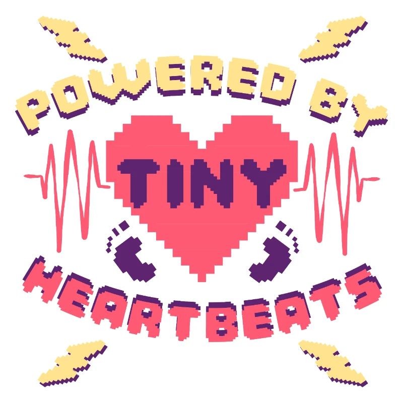 NICU Krankenschwester Powered By Tiny Heartbeats