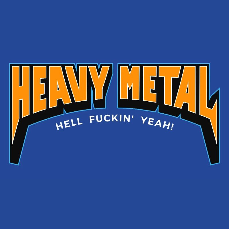 Heavy Metal Hell Yeah Text Logo