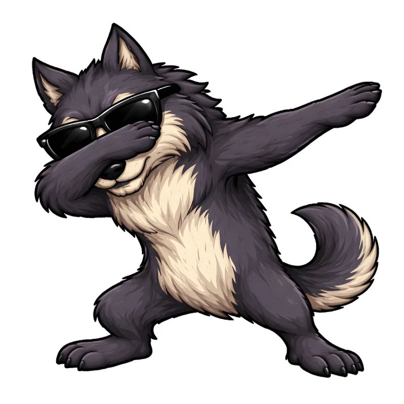 Dabbing Werwolf