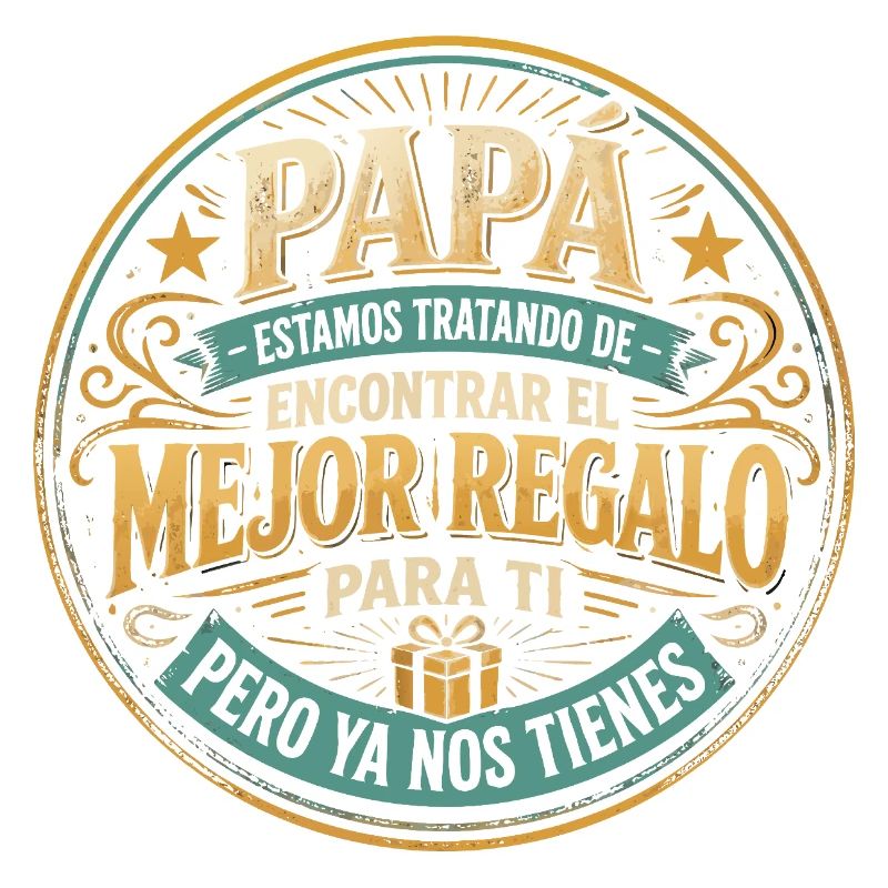 Papa Beste Geschenk Kinder Spanisch Design