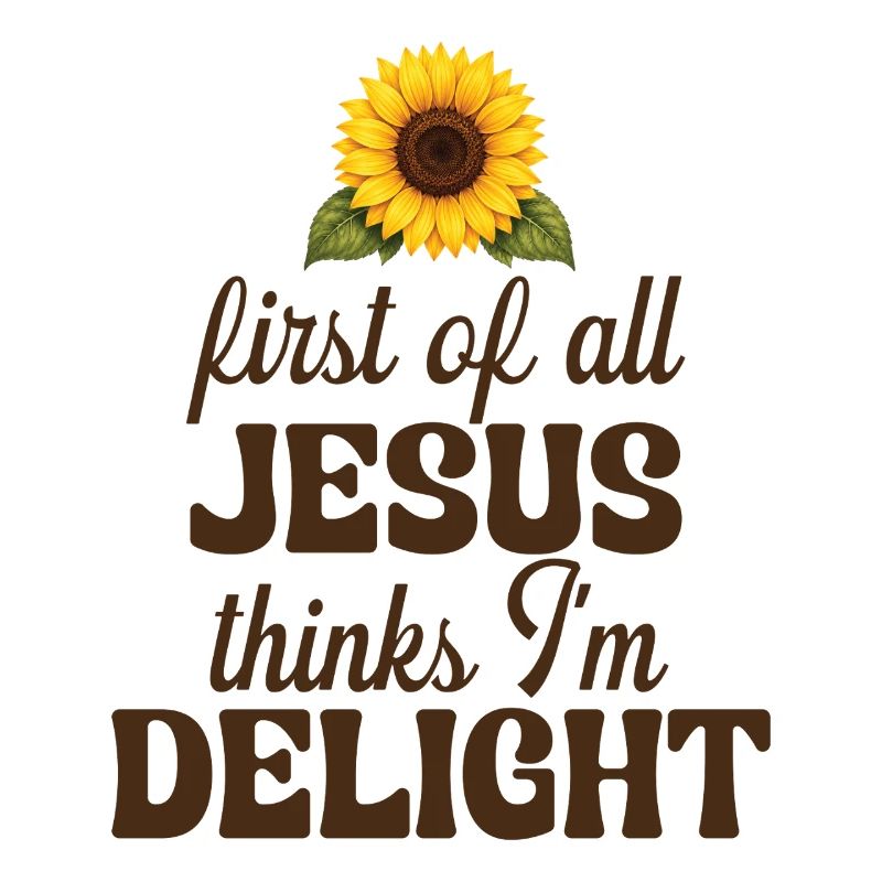 Zunächst einmal denkt Jesus, ich bin eine Freude
