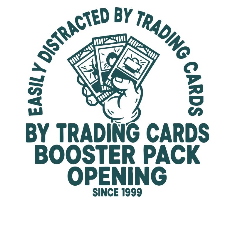 Easily Distracted By Trading Cards Booster Pack