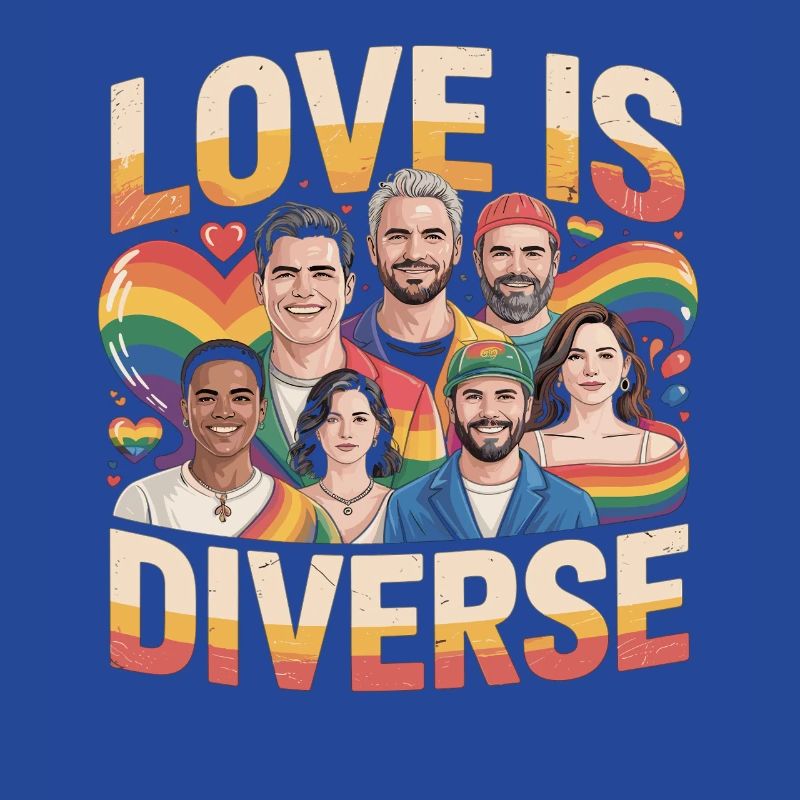 Love Is Diverse Pride Regenbogen