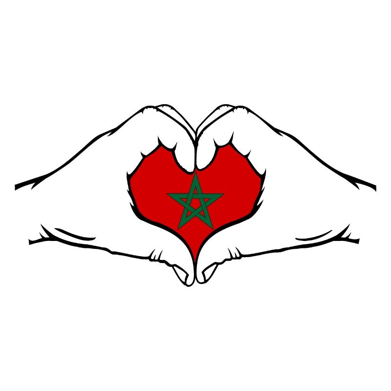 Morocco Heart Shape with Hands