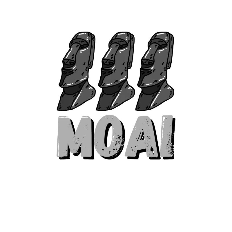 Moai statues Easter Island Rapa Nui heads