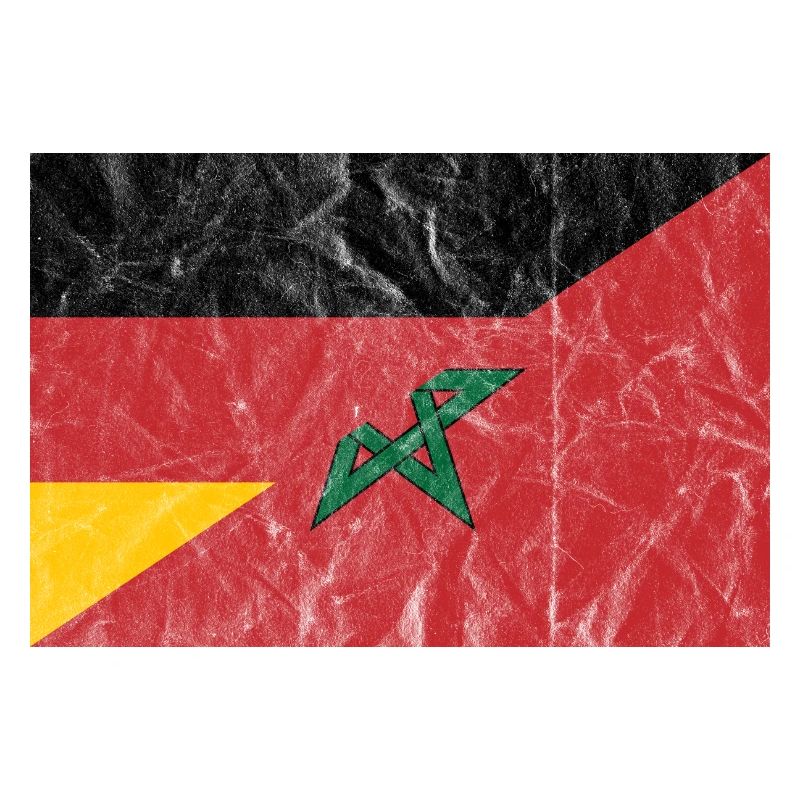 Vintage Germany Morocco Flag Gift