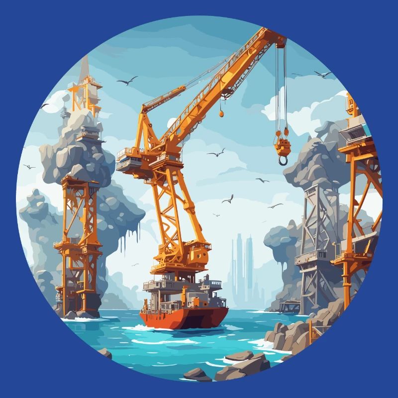 Kran / Baustelle / Seilwinde / Kransystem