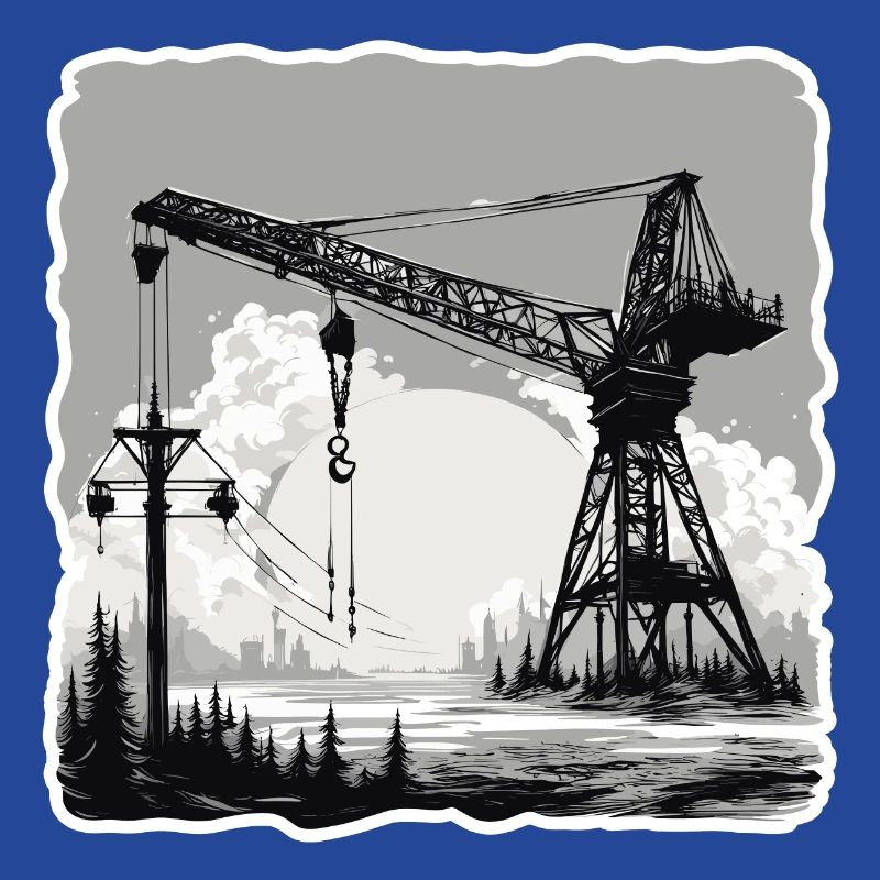 Kran / Baustelle / Seilwinde / Kransystem