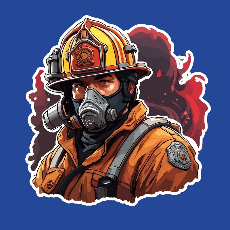 Firefighter / Fire / Fire / Extinguish / Hero