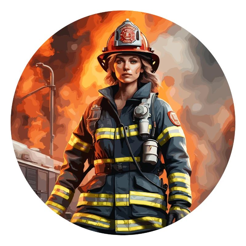 Firefighter / Fire / Fire / Extinguish / Heroine