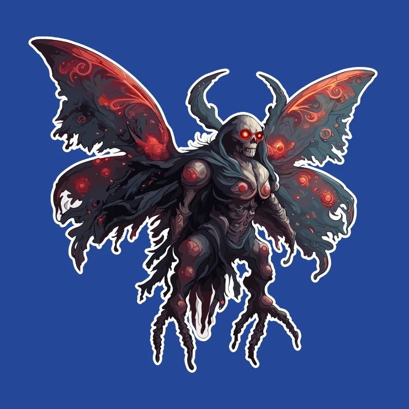 Mothman / Moth / Insect / Mythical Creature / Flutter