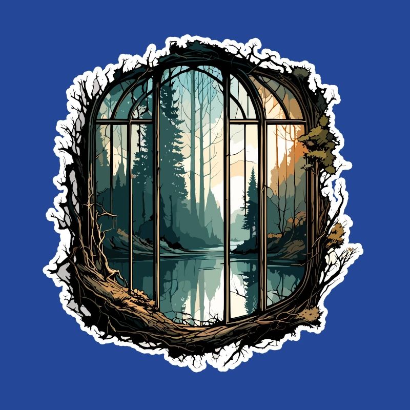 Window in the Forest / Trees / View / Wilderness