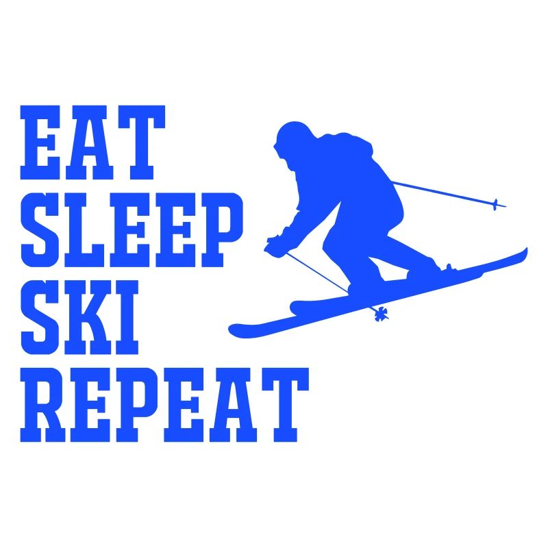 SKIER MANGER DORMIR RÉPÉTER