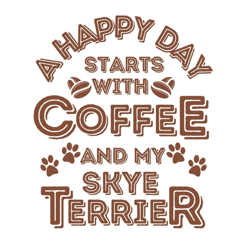 Skye Terrier Café pour chien Café