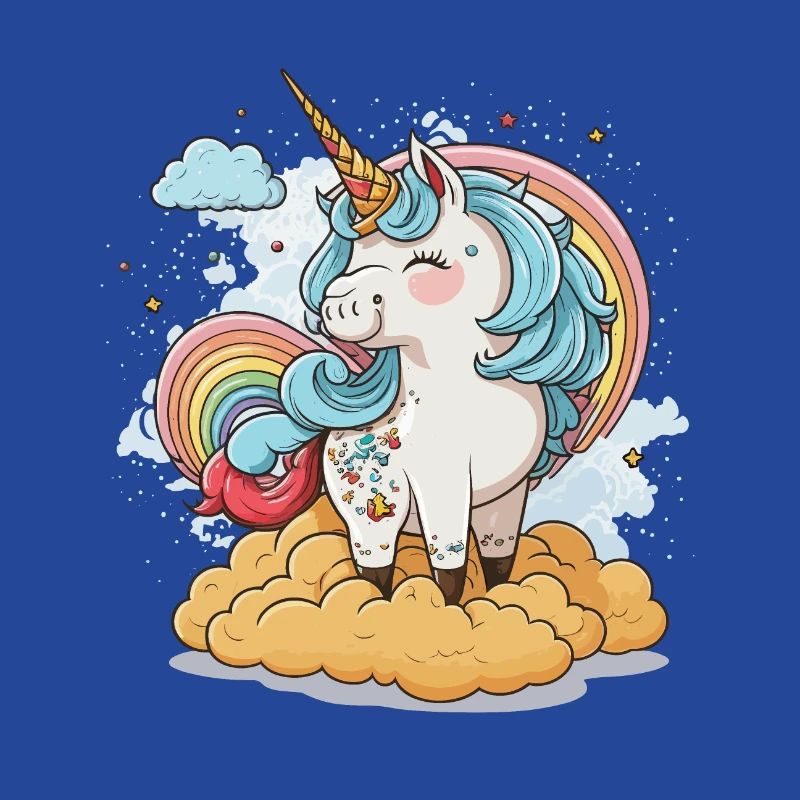 Das Regenbogen-Einhorn