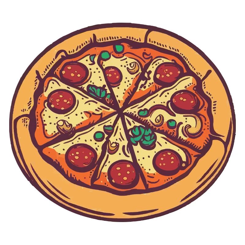Pizza Pizzabäcker Pizza Essen Geschenkidee