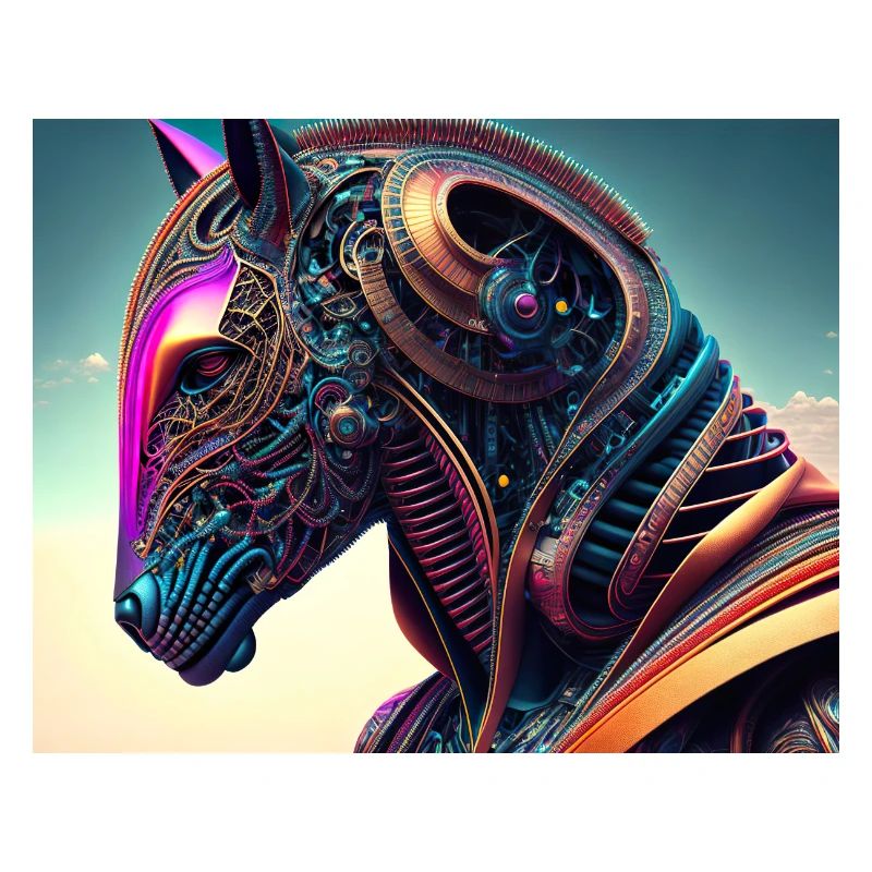 Mechanical horse head