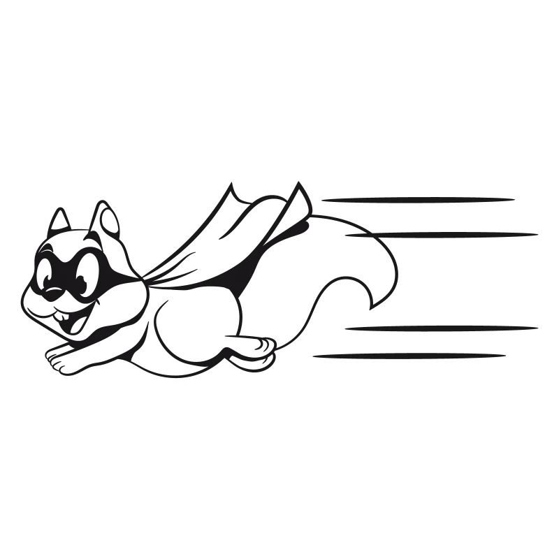 Eichhörnchen super held