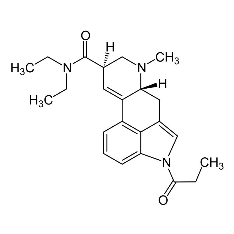 1P LSD Structural Formula - black