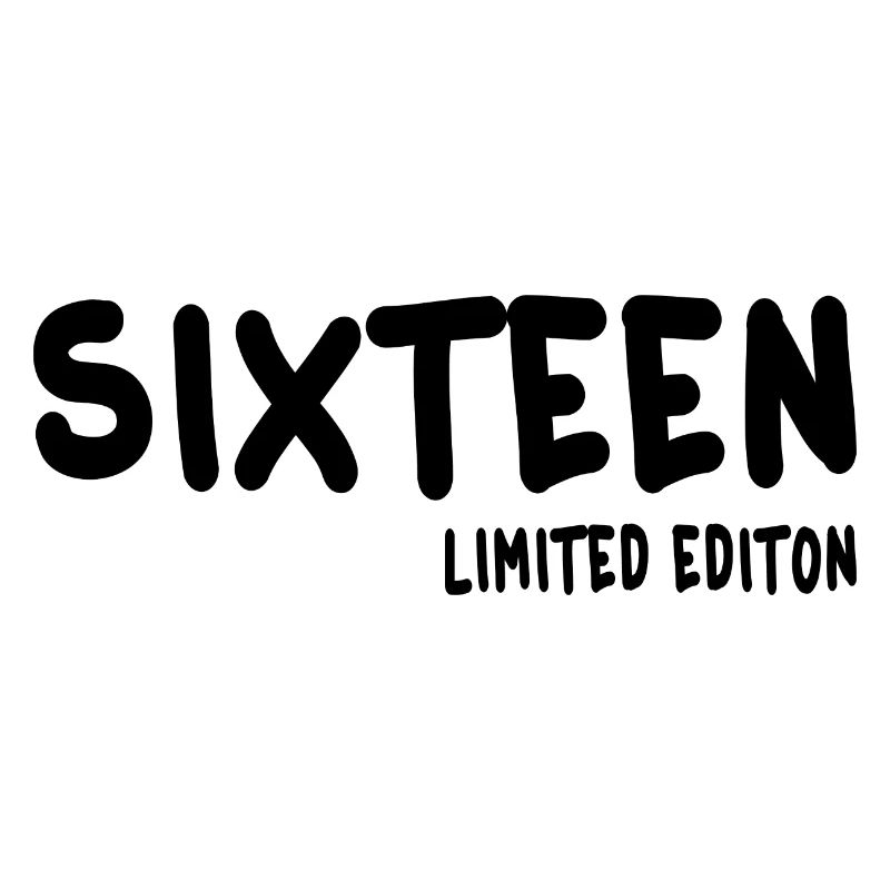 16e anniversaire Seize cadeau en édition limitée