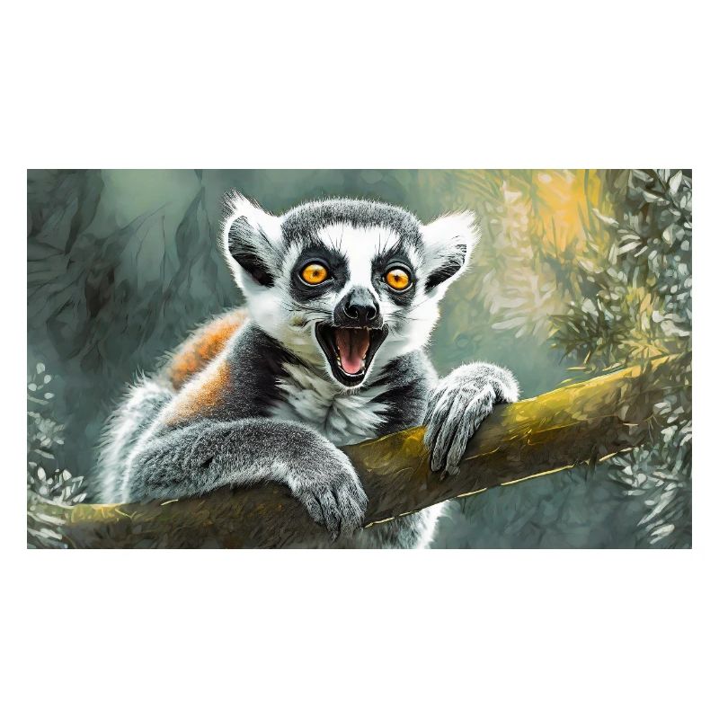 Cute animals chilling – ring-tailed lemur