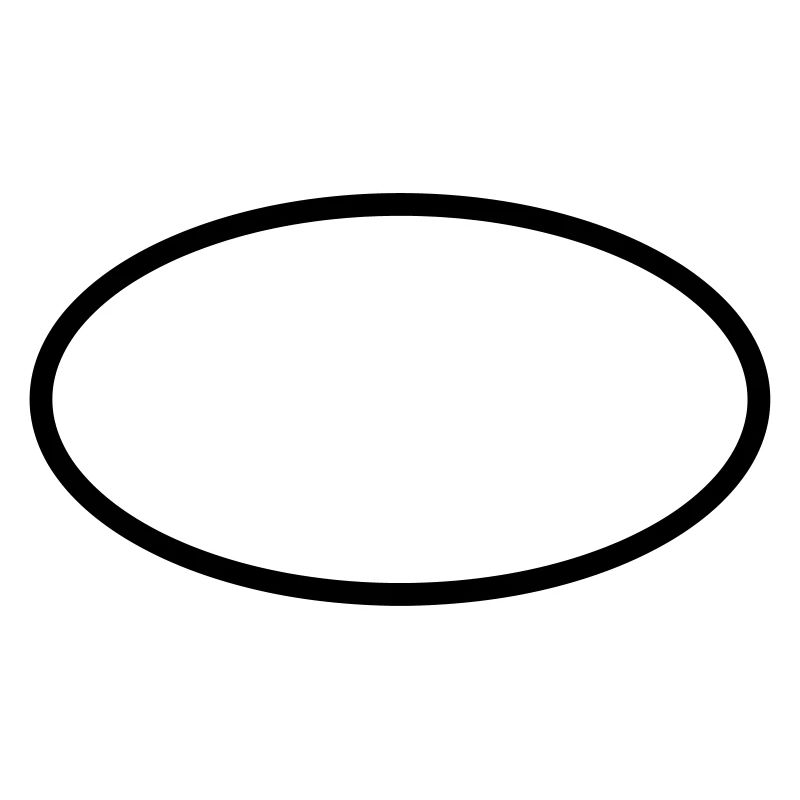 Oval Ovale Symbol Badge Form - Customize it !