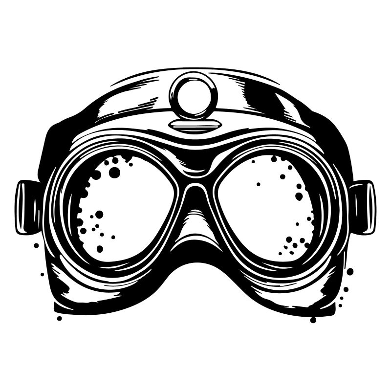 Symboles de plongée Goggles