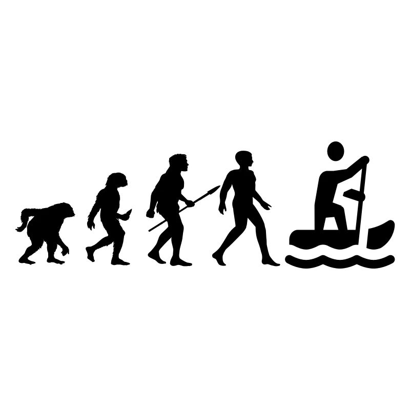 Cool "Evolution Rowing Shirt" design