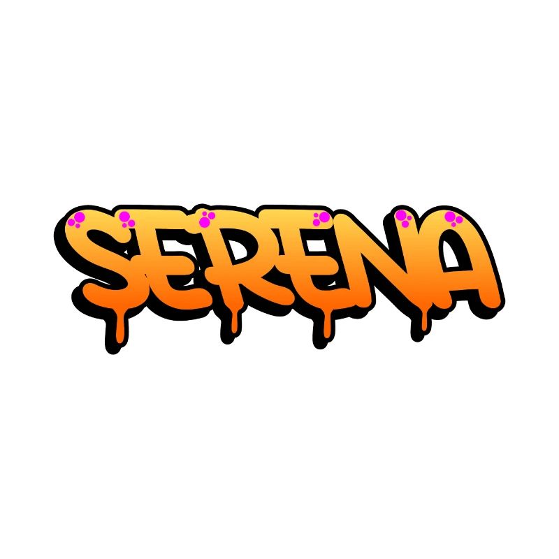 Graffiti first name Serena