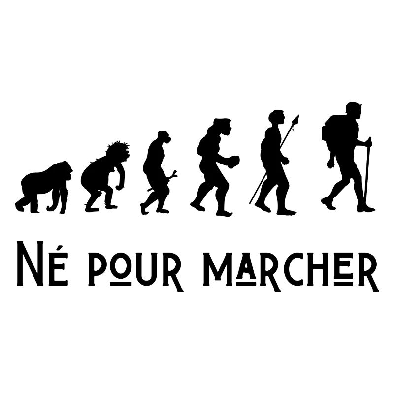 né pour marcher évolution