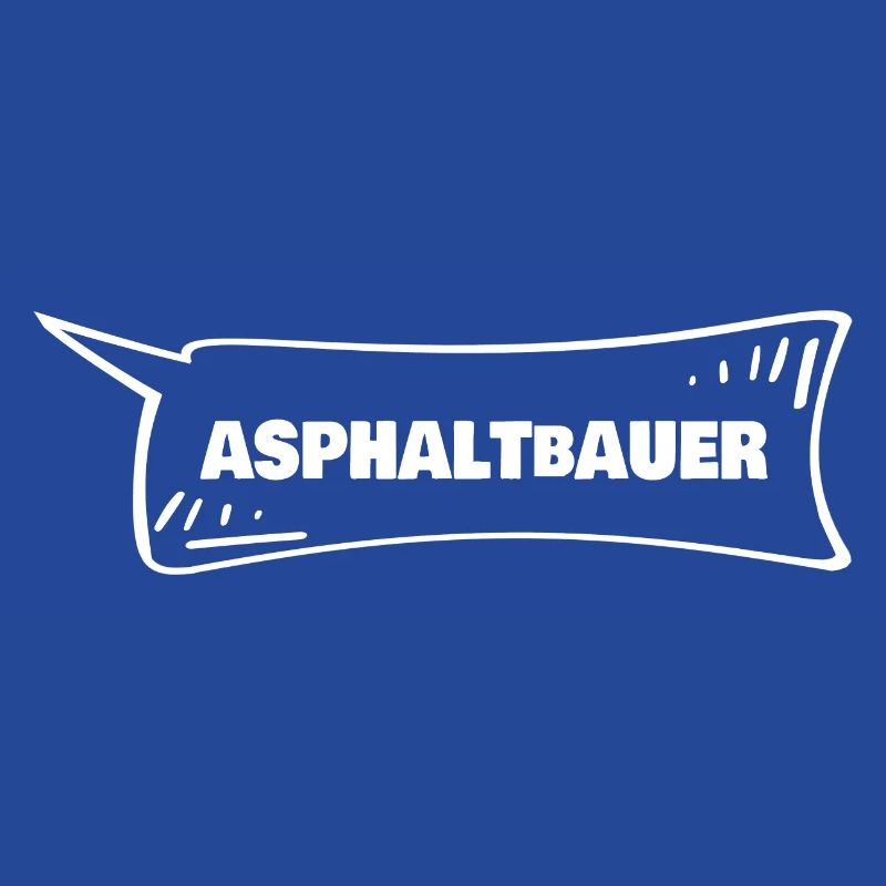 Asphalt paver as a speech bubble