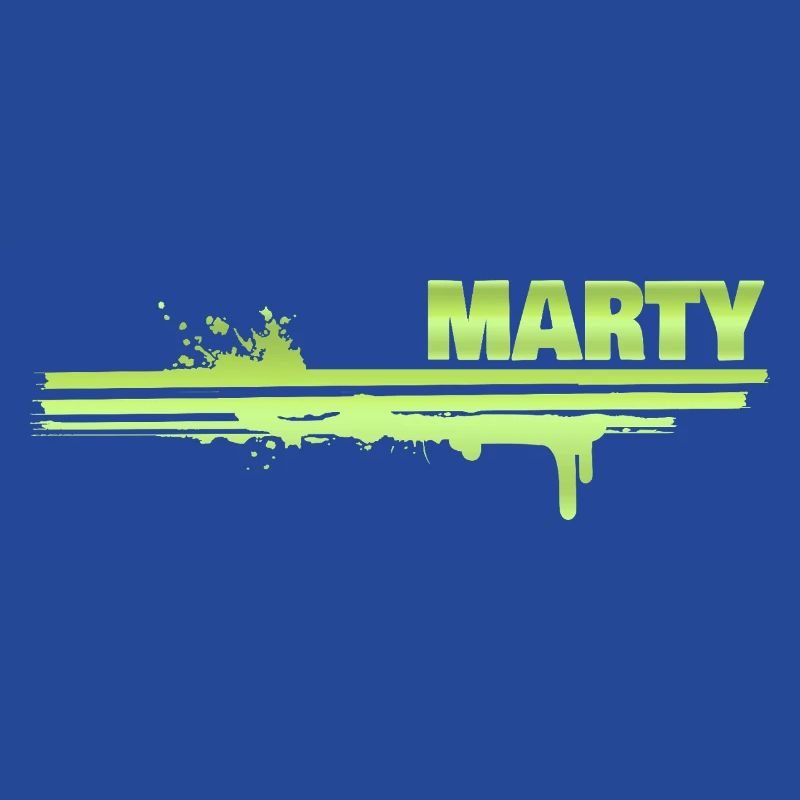Marty als Farbklecks