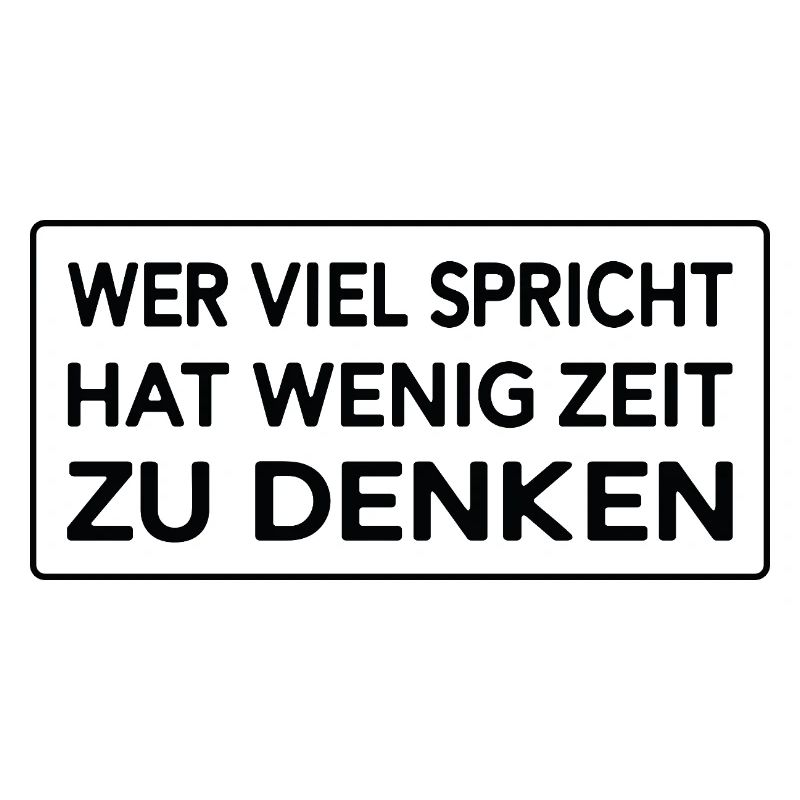 Si vous parlez beaucoup, vous avez peu de temps pour réfléchir