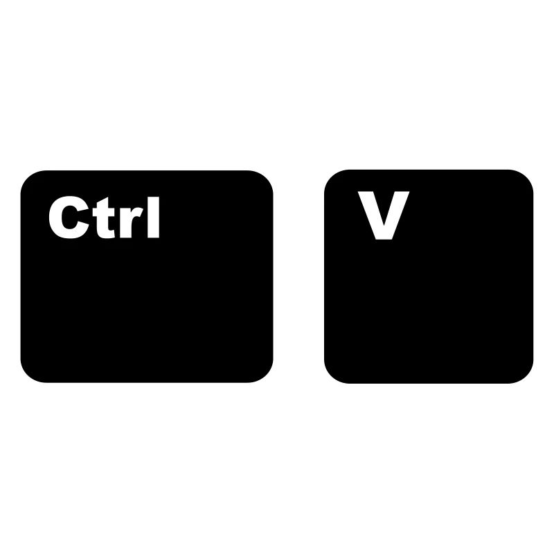 Ctrl + V Copy and Paste